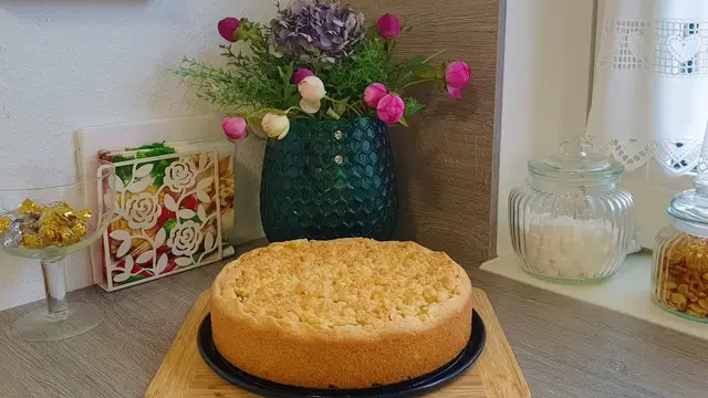 Немецкий яблочный кухен