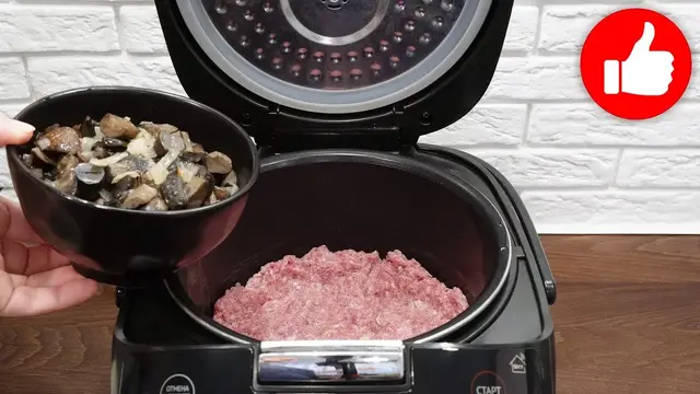 Вкусная запеканка из фарша в мультиварке