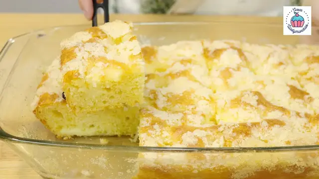 Нежный и сочный сахарный пирог