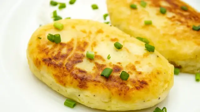 Картофельные зразы с грибами 