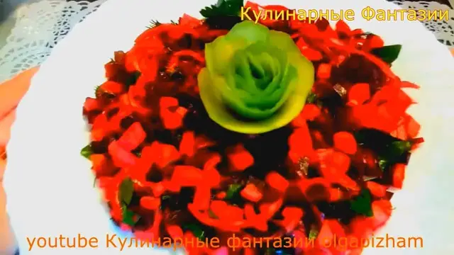 Очень вкусный салат со свеклой