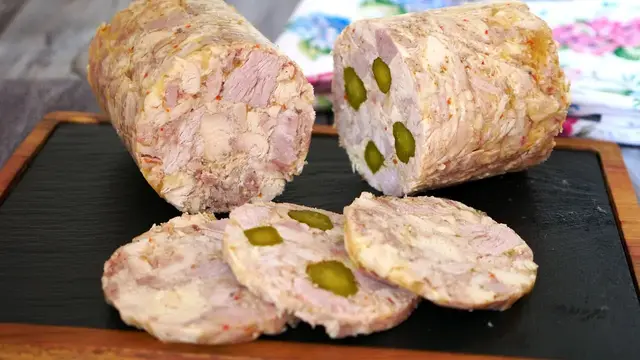 Домашняя рубленая колбаса 