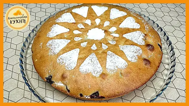 Вишневый манник к чаю
