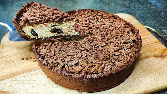 Королевский шоколадный пирог с творогом