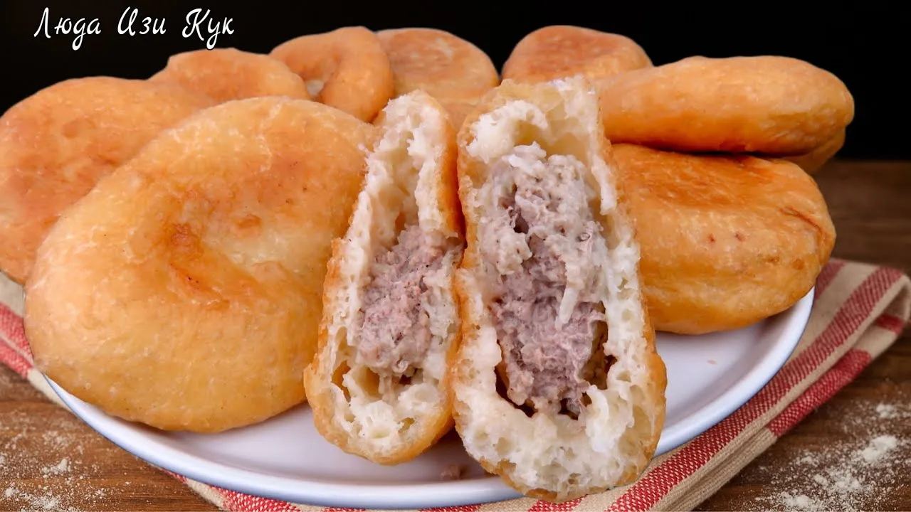Беляши с мясом на дрожжевом тесте