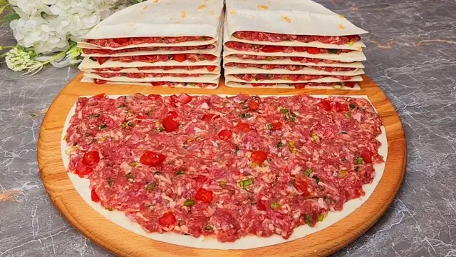 Вкусные чебуреки из лаваша