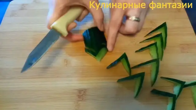 Как Быстро и Легко Нарезать Огурцы