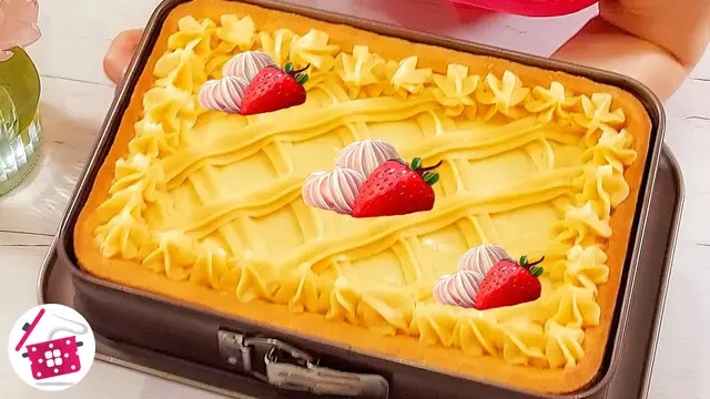 Вкусный торт с заварным кремом