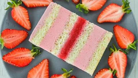 Нежнейший торт с клубничным муссом