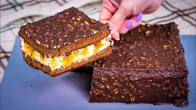 Вкусный торт Сникерс