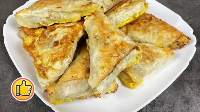 Ленивые бендерики (Пирожки) из лаваша на сковороде