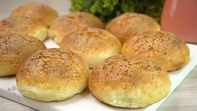 Быстрые творожные булочки