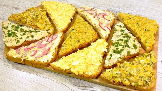 Праздничные закуски с плавленными сырками