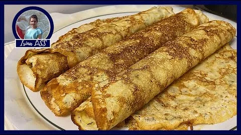 Сырные блинчики на молоке 
