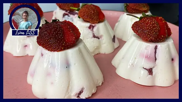 Летний клубничный десерт