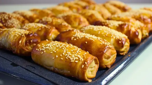 Слоёные пирожки самсы