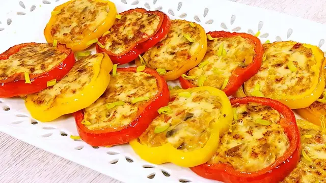 Новогодняя закуска из шампиньонов 