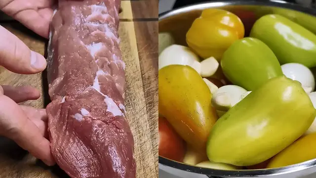 Суп с мясом и овощами