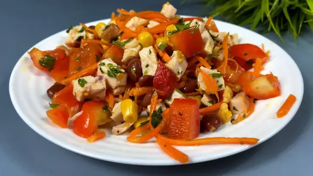 Простой и вкусный салат