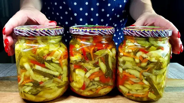 Ленивый салат на зиму