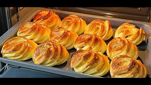 Вкусные булочки к чаю