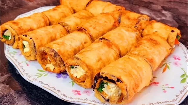 Вкусная закуска из баклажан