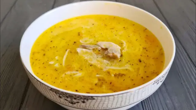 Лёгкий куриный суп 