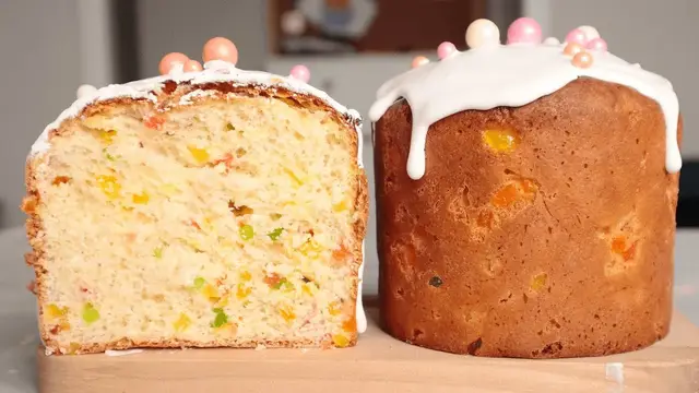 Вкусный кулич на пасху