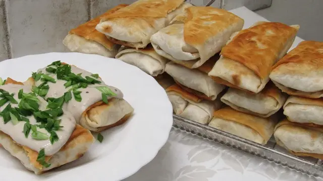Ленивые пирожки с картошкой