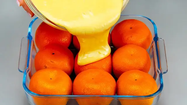 Мандариновый пирог с цедрой и сиропом