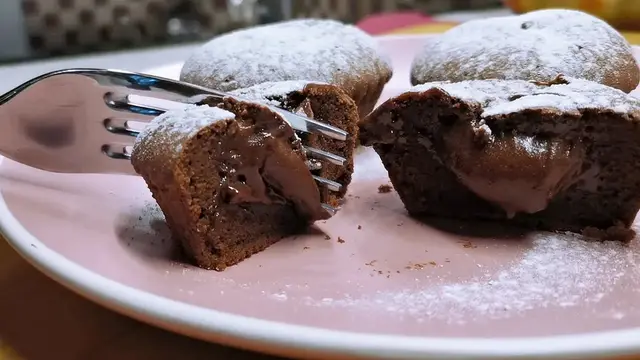 Шоколадный десерт «Фондан»