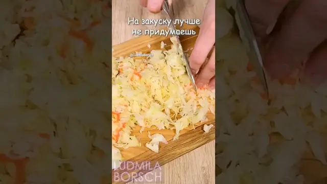 Самый быстрый салат из капусты
