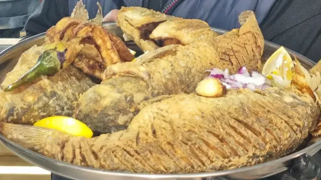 Жареный карп в казане