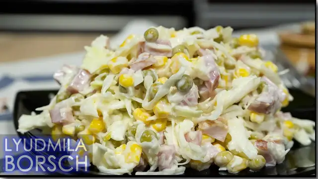 Простой салат из капусты на каждый день
