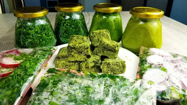 Свежая зелень зимой
