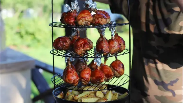 Курица с картошкой в тандыре