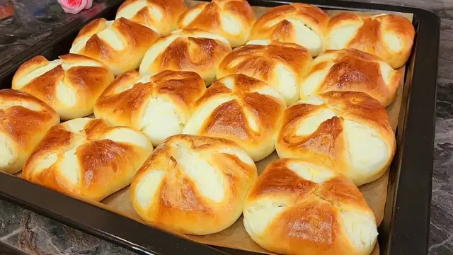 Вкусные булочки к чаю