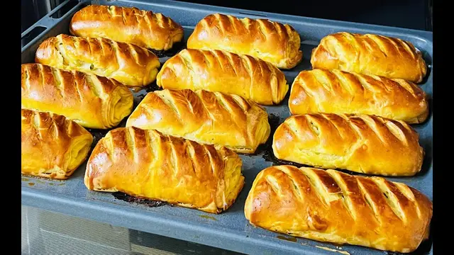 Вкусные пирожки с фаршем на ужин