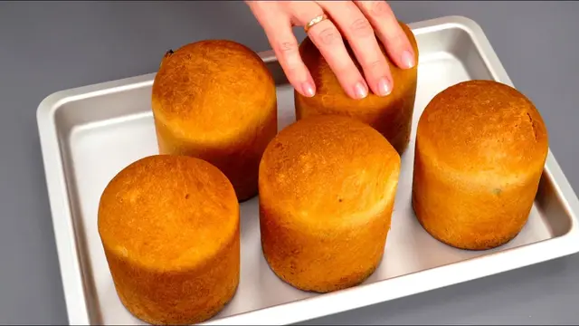 Куличи вкуснейшие - влажные, волокнистые, долго не черствеют