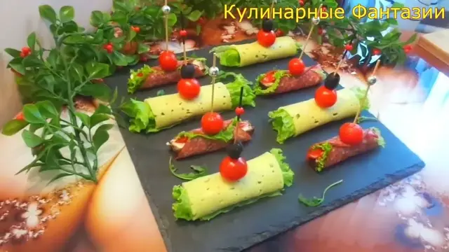 2 прекрасных закуски для праздничного стола