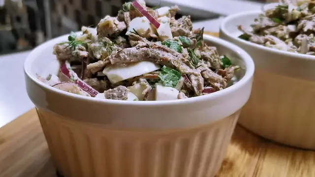 Мясная закуска на праздничный стол 