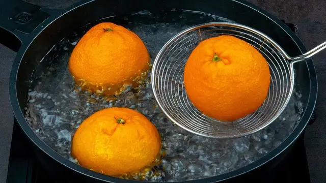 Мандариновый кекс с белым шоколадом и кофейным напитком