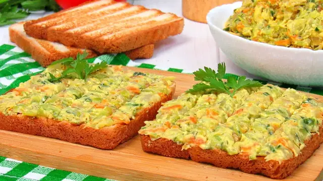 Вкуснейшая намазка на хлеб из кабачков