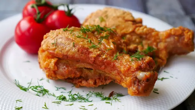 Вкусная и сочная курочка в кляре