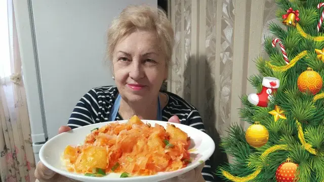 Тушеная капуста с картофелем