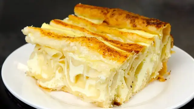Слойки с творогом из лаваша