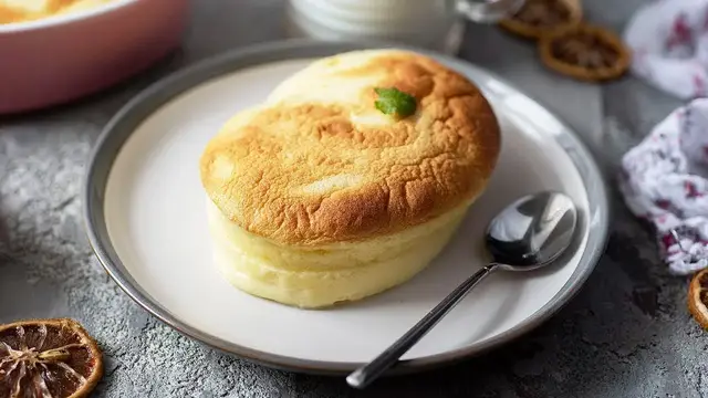 Лимонное суфле на молоке 