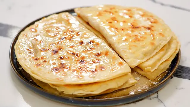 Лепешки с тыквой и грецкими орехами