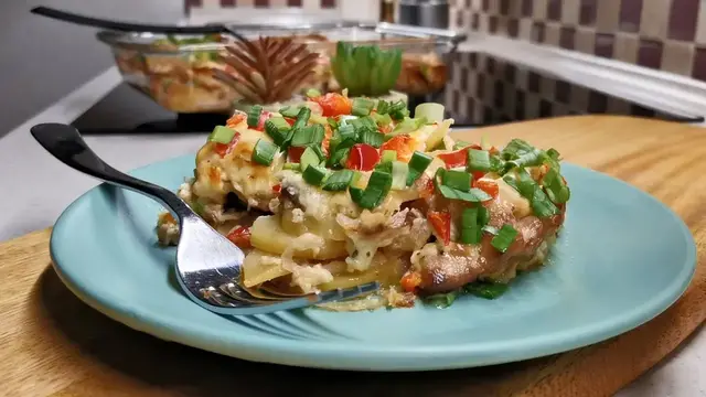 Картошка с мясом на ужин