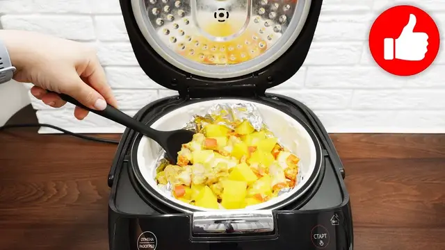Курица с картошкой на пару в мультиварке